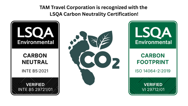 TAM Travel Corporation Achieves Carbon Neutrality