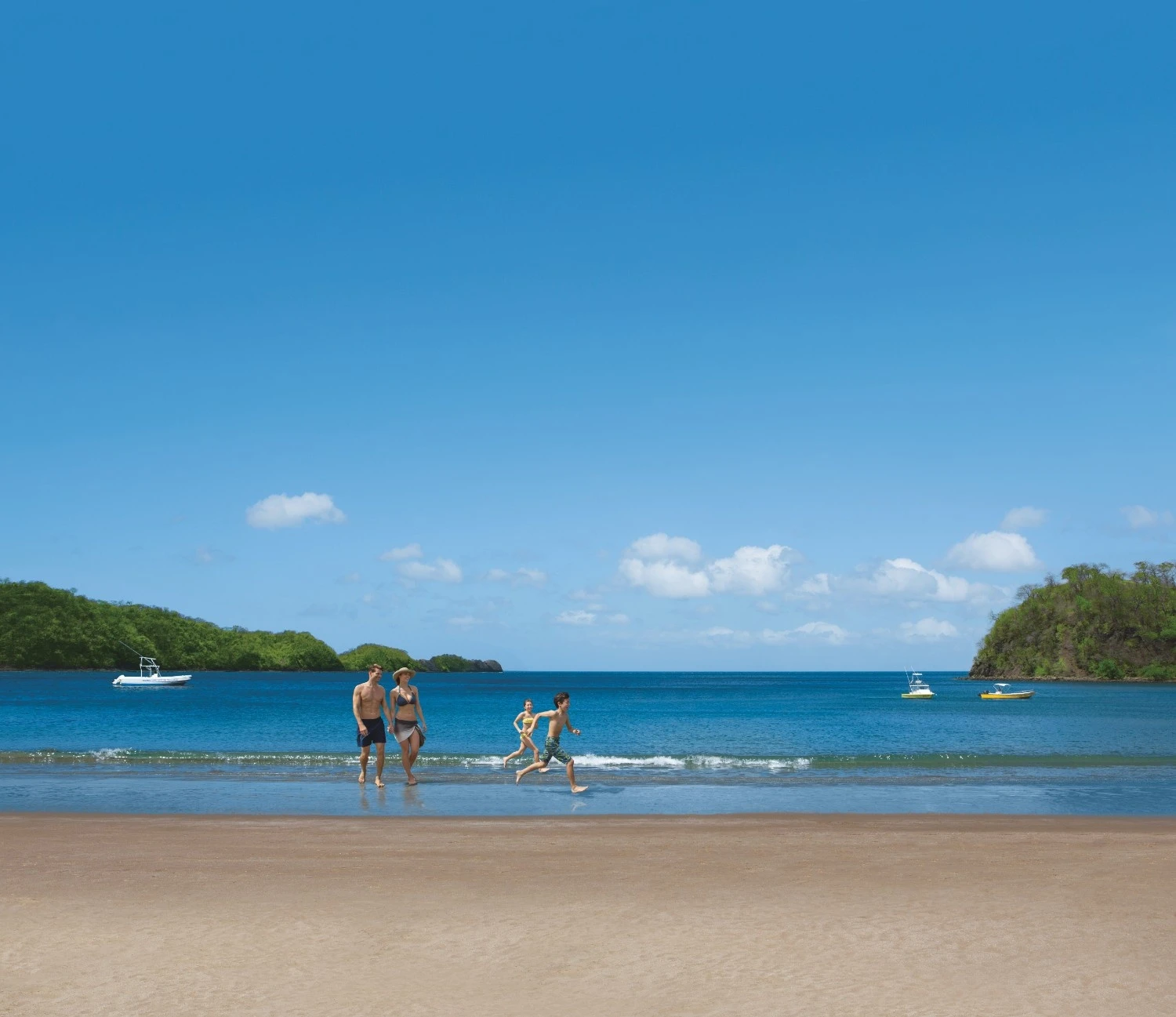 Beach with people